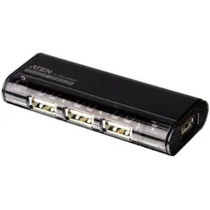 ATEN 4-Port USB 2.0 HUB 480 Mbit/s Black