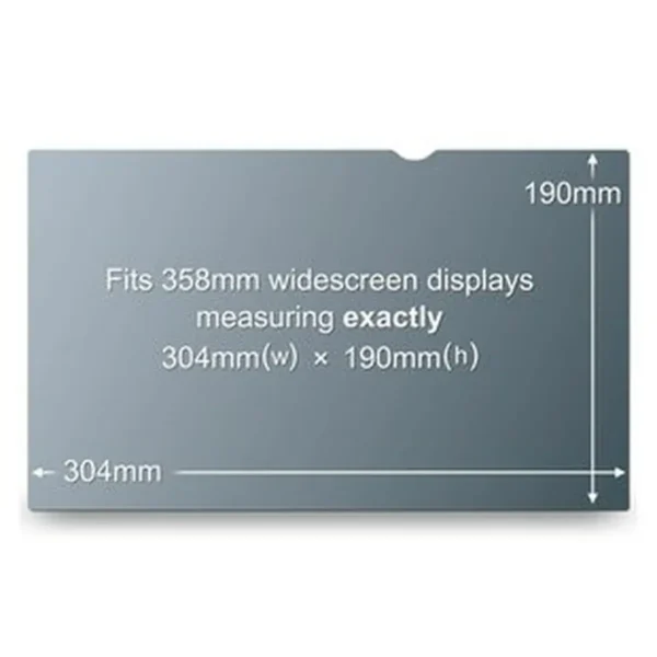 3M Black Privacy Filter for Notebooks PF14.1W