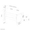 Neomounts FPMA-W820BLACK Monitor/TV mount wall 10-27″ – full motion