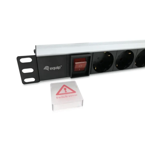 Equip 8-Outlet German Power Distribution Unit, Aluminum Shell