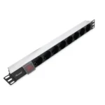 Equip 8-Outlet German Power Distribution Unit, Aluminum Shell