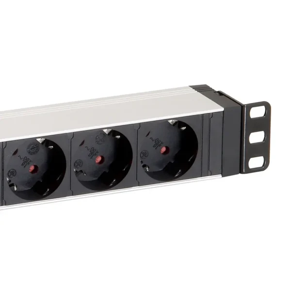 Equip 8-Outlet German Power Distribution Unit, Aluminum Shell
