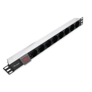 Equip 8-Outlet German Power Distribution Unit, Aluminum Shell