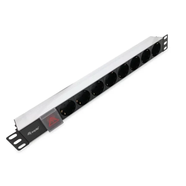 Equip 8-Outlet German Power Distribution Unit, Aluminum Shell
