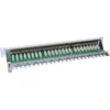 InLine Patch Panel Cat.6 24 Port 19″ 1HE light grey RAL7035