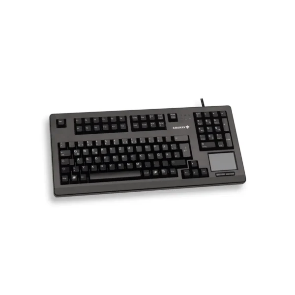 CHERRY TouchBoard G80-11900 Corded Keyboard with Touchpad, Black, USB, (QWERTY – UK)