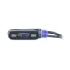 ATEN 2-Port USB KVM switch Blue