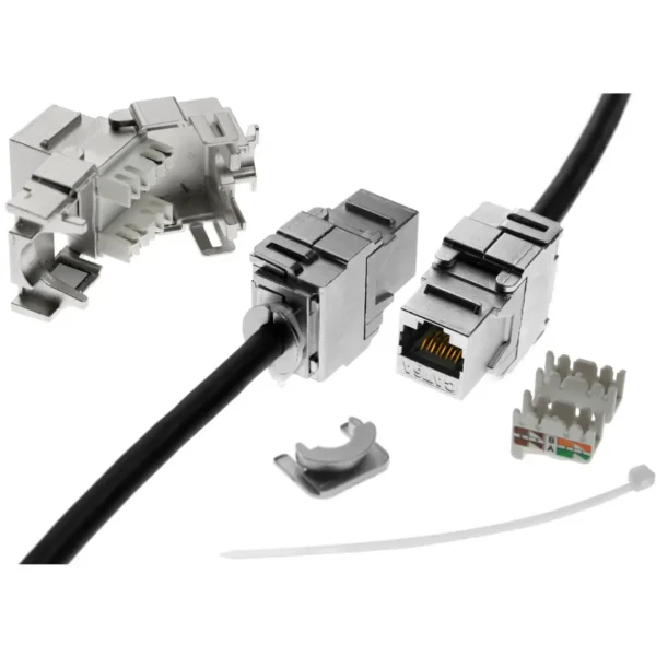 InLine RJ45 Keystone Jack Snap-In module Cat.6a