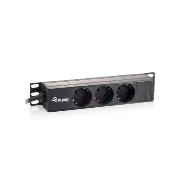 Equip 3-Outlet German Power Distribution Unit, 10″