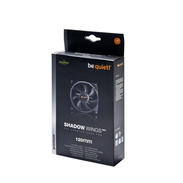 be quiet! SHADOW WINGS SW1 120mm PWM Computer case Fan 12 cm Black