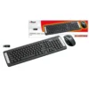 Trust DS-4400D keyboard Mouse included Home RF Wireless UK International Black, Silver