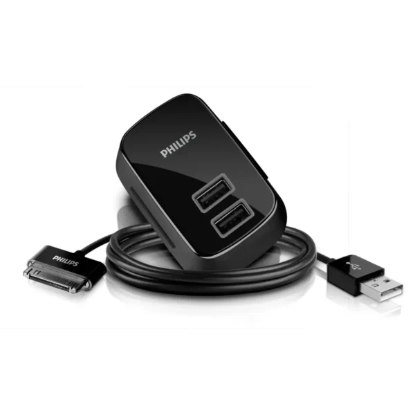 Philips DLM2241/17 mobile device charger Mobile phone, MP3, Smartphone Black AC, DC Indoor