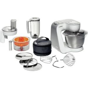 Bosch MUM54230 food processor 900 W 3.9 L Silver, White
