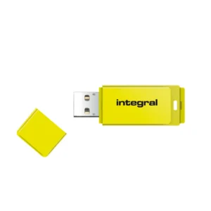 Integral 16GB USB2.0 DRIVE NEON YELLOW