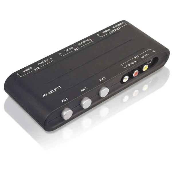 Philips SWV2030 3-Way Composite A/V Connections Manual switcher