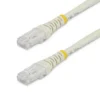 StarTech.com 7ft CAT6 Ethernet Cable – White CAT 6 Gigabit Ethernet Wire -650MHz 100W PoE RJ45 UTP Molded Network/Patch Cord w/Strain Relief/Fluke Tested/Wiring is UL Certified/TIA