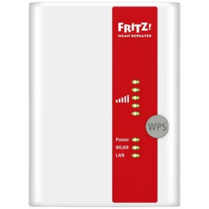 FRITZ! WLAN Repeater 300E International Network repeater 1000 Mbit/s Red, White