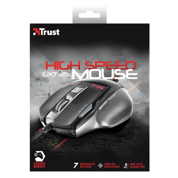 Trust GXT 25 mouse Gaming Right-hand USB Type-A 2000 DPI