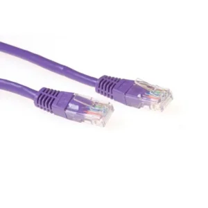 ACT Purple 20 meter U/UTP CAT5E patch cable with RJ45 connectors