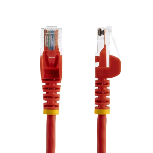 StarTech.com Cat5e Patch Cable with Snagless RJ45 Connectors – 10 ft, Red