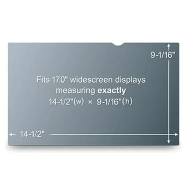 3M Black Privacy Filter for Notebooks PF17.0W