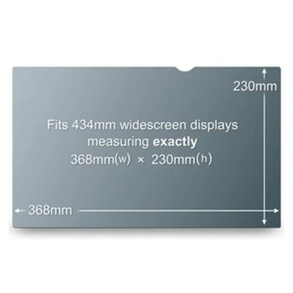 3M Black Privacy Filter for Notebooks PF17.0W