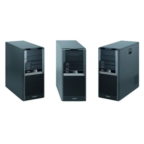 Fujitsu CELSIUS W480 Intel® Xeon® 3000 Sequence X3430 4 GB DDR3-SDRAM Windows 7 Professional Minitower Workstation Black