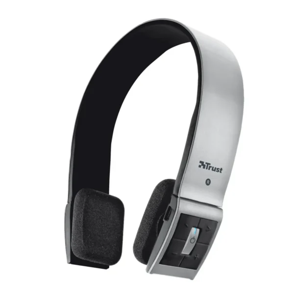 Trust 18214 headphones/headset Wireless Head-band Calls/Music USB Type-A Bluetooth Silver