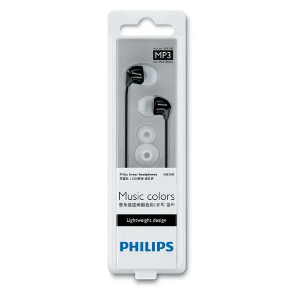 Philips SHE3580/28 headphones/headset Wired In-ear Black