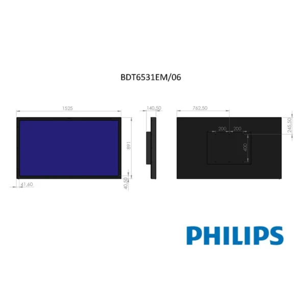Philips LCD Touch monitor BDT6531EM/06