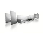 Philips HTS3450 DivX Ultra DVD Home Theater System
