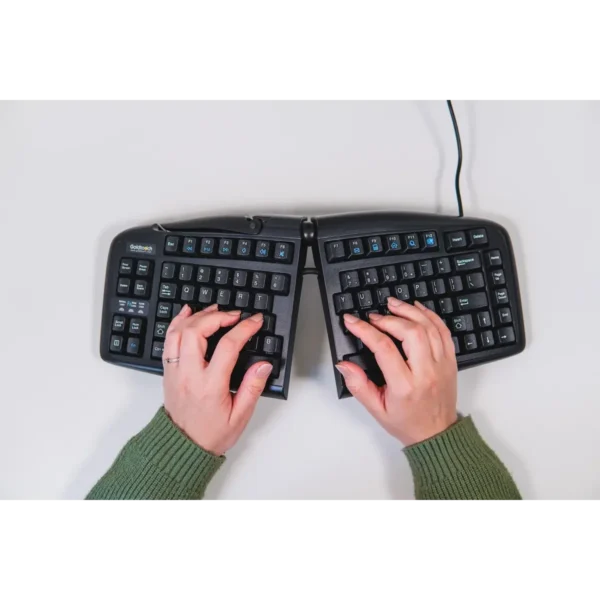 BakkerElkhuizen Goldtouch Adjustable V2 Black Splitkeyboard (US)