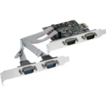 InLine Interface Card 4 Port Serial 9 Pin PCIe PCI-Express