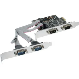 InLine Interface Card 4 Port Serial 9 Pin PCIe PCI-Express