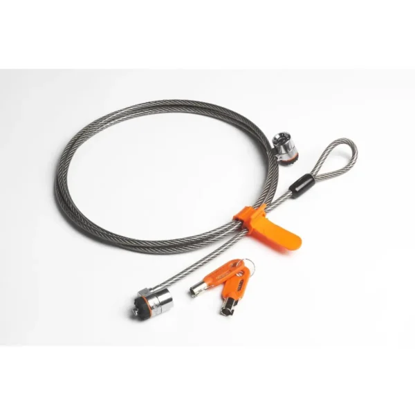 Kensington MicroSaver® Keyed Twin Head Laptop Lock - Single