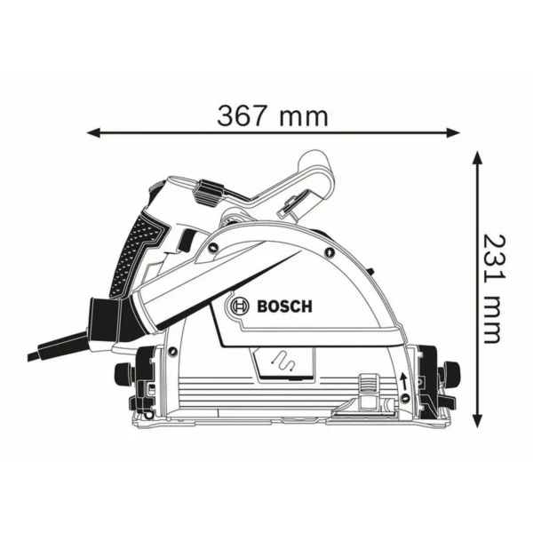 Bosch 0 601 675 001 portable circular saw 16.5 cm 6250 RPM 1400 W