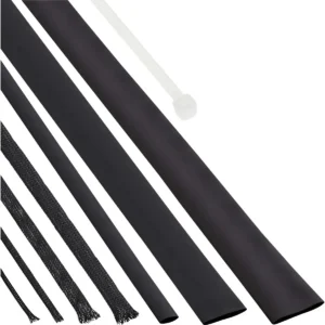 InLine Cable Sleeving + Shrink Tubing Set black