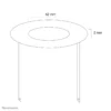 Neomounts FPMA-CRB5 Ceiling cover – diam. 52 mm