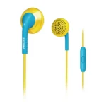 Philips SHE2675YB/28 headphones/headset Wired In-ear Blue, Yellow