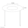 Neomounts FPMA-CRW5 Ceiling cover – diam. 52 mm