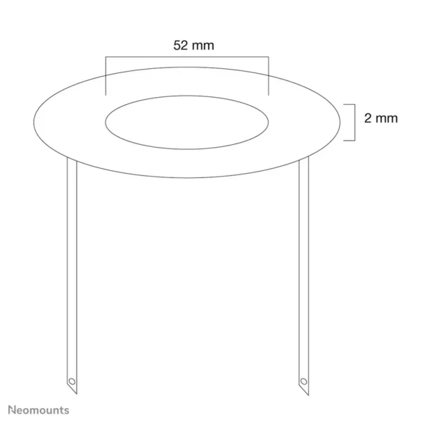 Neomounts FPMA-CRW5 Ceiling cover – diam. 52 mm