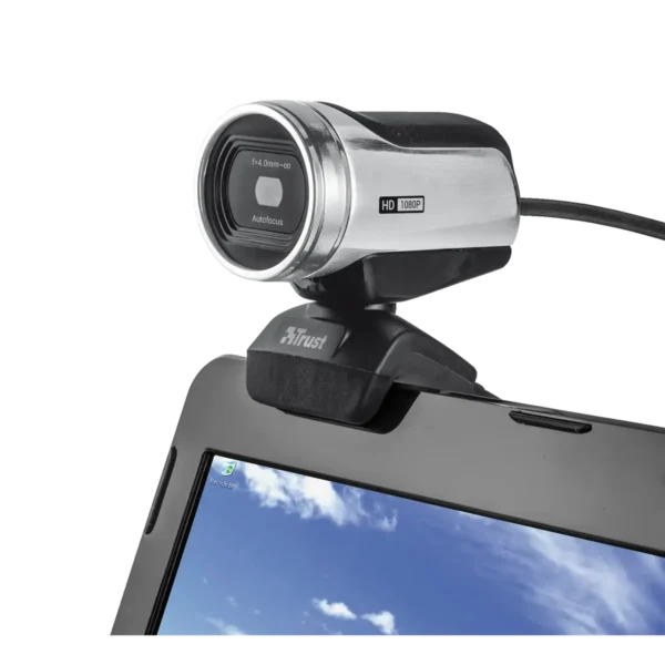 Trust Tubiq webcam 12 MP 1920 x 1080 pixels USB 2.0 Black, Silver