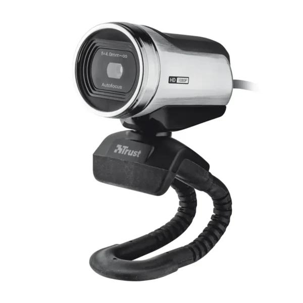 Trust Tubiq webcam 12 MP 1920 x 1080 pixels USB 2.0 Black, Silver