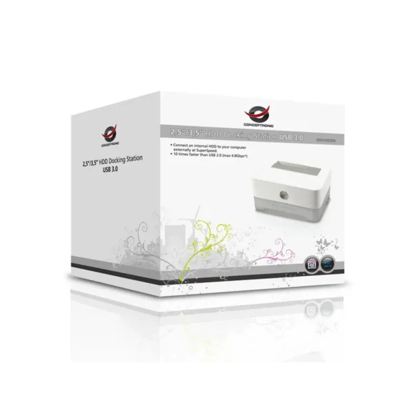 Conceptronic 2.5/3.5 inch Hard Disk Docking Station USB 3.0