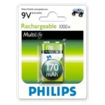 Philips Rechargeables Battery 9VB1A17/10