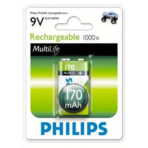 Philips Rechargeables Battery 9VB1A17/10