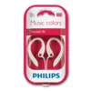 Philips SHS3212S/28 headphones/headset Wired Ear-hook Red, White