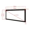 Multibrackets M 2.35:1 Framed Projection Screen 378×161, 162″
