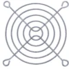 InLine Fan Guard Metal Chromium Plated, 80x80mm