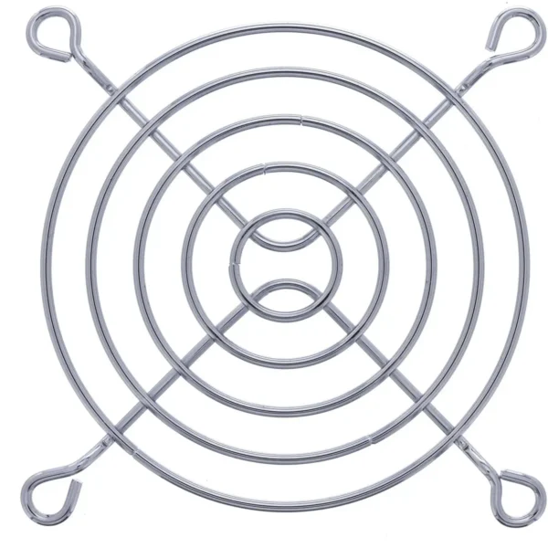 InLine Fan Guard Metal Chromium Plated, 80x80mm